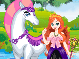 Принцесса с белой лошадью