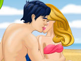 Поцелуи Барби на пляже