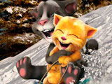 Говорящий кот: Том и Джинджер катаются на санках