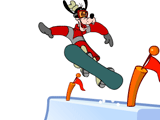 Гуфи на сноуборде