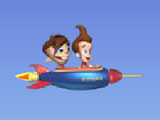 Джимми Нейтрон и Тимми на ракете 2
