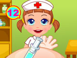 Малышка Севен - медсестра
