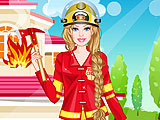 Барби пожарник