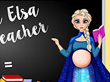 Беременная Эльза школьный учитель