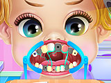 Маленькая принцесса у стоматолога