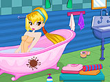 Винкс: Стелла убирает в ванной